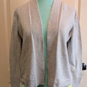 Gap Open-Front Gray Cardigan
